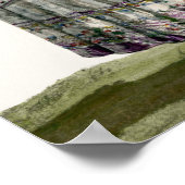 Elegante und schöne antike französische Mode Zeich Poster (Ecke)