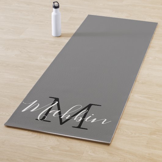 Elegante und stilvolle Gray feminin Yogamatte (Beispiel)
