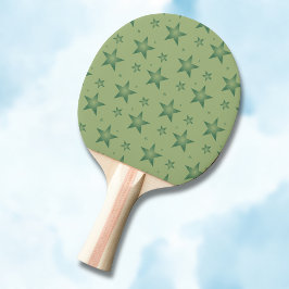 Elegante und stilvolle Olive Stars auf dem Sage Gr Tischtennis Schläger