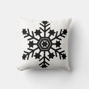 Elegante und stilvolle Snowflake Weihnachten Kissen