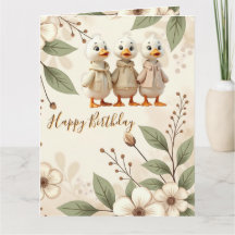 Elegante und weiche Blüte mit Enten