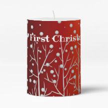 Elegante Unser erstes Weihnachts-Rotes Winterschne