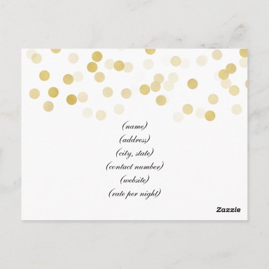 Elegante Unterkunft Glitzer Locarno Postkarte (Rückseite)