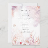 Elegante Unterwasser-Verlobung Einladung (Vorderseite)