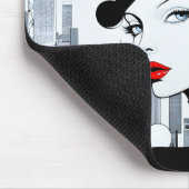 Elegante Uptown Girl New York High Society Mousepad (Ecke)