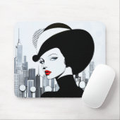Elegante Uptown Girl New York High Society Mousepad (Mit Mouse)