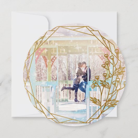 Elegante Urlaubskarte Feiertagskarte (Vorderseite)