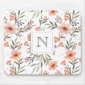 Elegante ursprüngliche schöne pastellfarbene Blume Mousepad (Vorne)