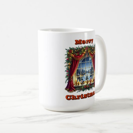 Elegante Urwaldlandschaft Kaffeetasse (VorderseiteRechts)