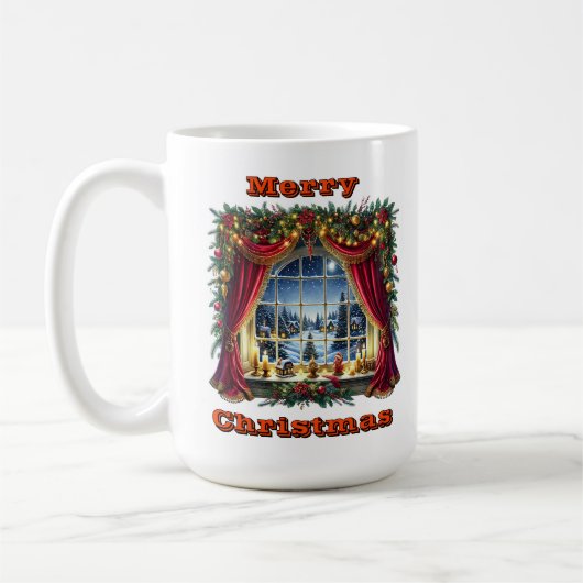 Elegante Urwaldlandschaft Kaffeetasse (Links)