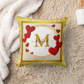 Elegante Valentine, Liebe, Hochzeit zum Jahrestag Kissen (Decke)