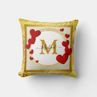 Elegante Valentine, Liebe, Hochzeit zum Jahrestag Kissen