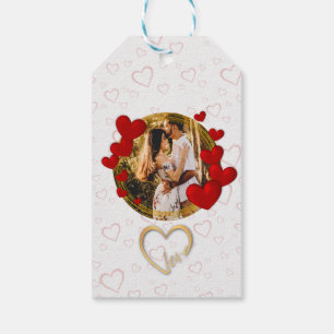 Elegante Valentine, Liebe, Jubiläum Rotes Herz Geschenkanhänger