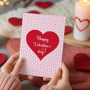 Elegante Valentinskarte für sie Feiertagskarte