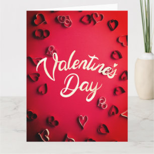 ELEGANTE VALENTINSTAGSKARTE KARTE