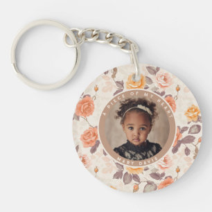 Elegante Vatertagsgeschenke Benutzerdefinierte Ros Schlüsselanhänger