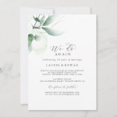 Elegante Vegetation machen wir wieder neu Einladung (Vorderseite)