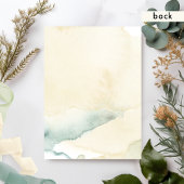 Elegante Vegetation Probe Abendessen Einladung