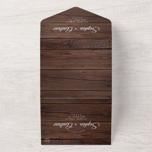 Elegante Vegetation Rustikal in einer Einladung (Außenbereich)