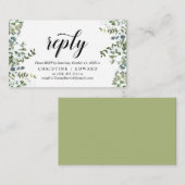 Elegante Vegetation, Schwarz, UAWG Response, Antwo Begleitkarte (Vorne/Hinten)