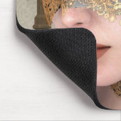 Elegante venezianische Maskenporträtkunst Mousepad (Ecke)