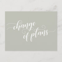 Elegante Veränderung von Plänen verzögert Hochzeit