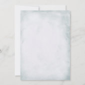 Elegante Verlobung Blass Rose Einladung (Rückseite)