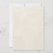 Elegante Verlobungsfeier-Einladung mit einer Schle Einladung (Rückseite)