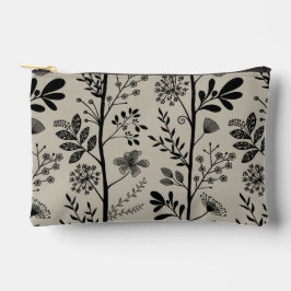 Elegante vertikale Gartenträumerei Floral Zubehörtasche