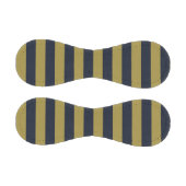 Elegante vertikale Streifen aus Gold und Navy Baseball (Paneele)