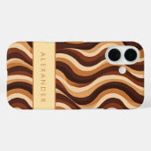 Elegante vertikale Streifen Case-Mate iPhone Hülle (Rückseite (Horizontal))