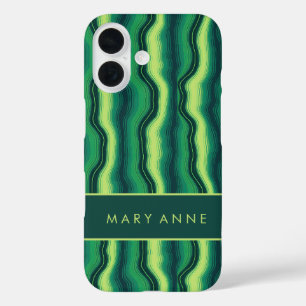 Elegante vertikale Streifen iPhone 16 Hülle