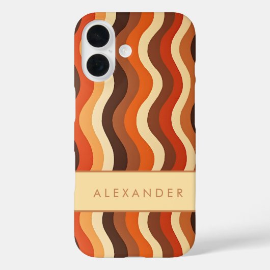 Elegante vertikale Streifen Case-Mate iPhone Hülle (Rückseite)