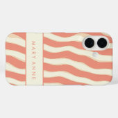 Elegante vertikale Streifen Case-Mate iPhone Hülle (Rückseite (Horizontal))