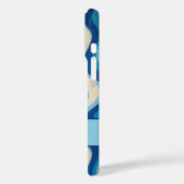 Elegante vertikale Streifen Case-Mate iPhone Hülle (Rückseite / Links)