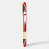 Elegante vertikale Streifen Case-Mate iPhone Hülle (Rückseite / Links)