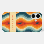 Elegante vertikale Streifen Case-Mate iPhone Hülle (Rückseite (Horizontal))