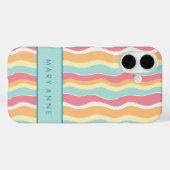 Elegante vertikale Streifen Case-Mate iPhone Hülle (Rückseite (Horizontal))