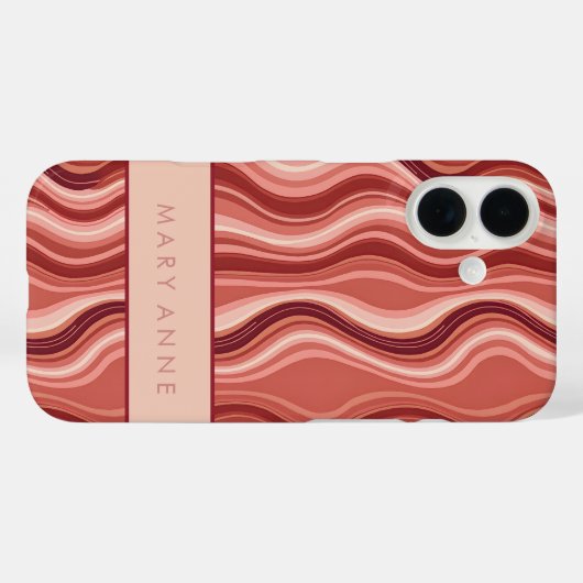 Elegante vertikale Streifen Case-Mate iPhone Hülle (Rückseite (Horizontal))