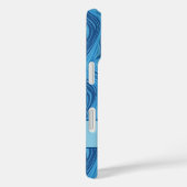 Elegante vertikale Streifen Case-Mate iPhone Hülle (Rückseite / Rechts)