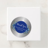 Elegante Verzauberung: Mit Monogramm Silber Geschenkanhänger (Beispiel)