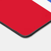 Elegante Verzauberung Sapphire Blau, Rot und Weiß Schreibtischunterlage (Ecke)