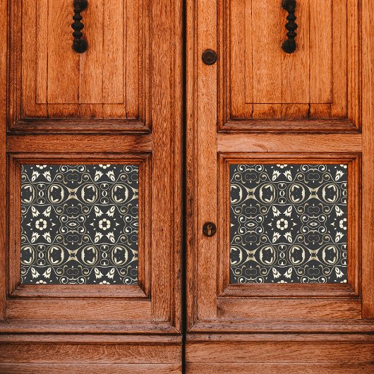 Elegante Verzierte Imitate Goldene Damaskus auf sc Seidenpapier