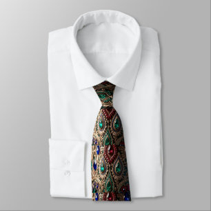 Elegante Verzierte Krawatte