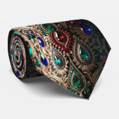 Elegante Verzierte Krawatte (Gerollt)
