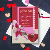 Elegante Verzierte Valentine Romantische Hochzeit Save The Date