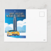 ELEGANTE VETTE AUTOMOBILE ART FEIERTAGSPOSTKARTE (Rückseite)