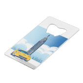 ELEGANTE VETTE AUTOMOBILE ART GELDBEUTEL FLASCHENÖFFNER (Rückseite Schrägansicht)