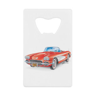 ELEGANTE VETTE AUTOMOBILE ART GELDBEUTEL FLASCHENÖFFNER