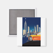 ELEGANTE VETTE AUTOMOBILE ART MAGNET (Vorderseite/Rückseite)